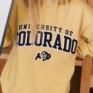university of colorado boulder sweatshirt